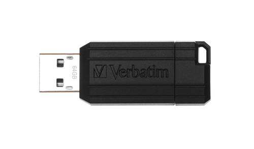Verbatim PinStripe - Memoria USB da 64 GB - Nero (49065)-0