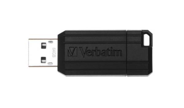 Verbatim PinStripe - Memoria USB da 64 GB - Nero (49065)