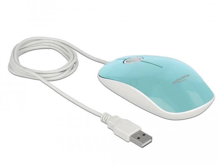 DeLOCK 12538 Maus Beidhändig USB Typ-A Optisch 1200 DPI (12538)-2