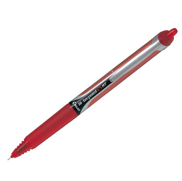 Penna Roller Hi-Techpoint V5 RT Pilot - 0,5 mm - 006782 (Rosso)-0