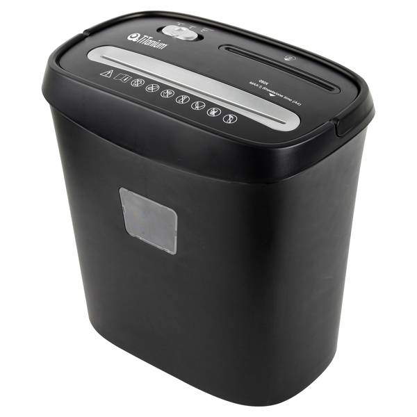 Distruggidocumenti TS080X - a frammenti - 15L - Titanium-0