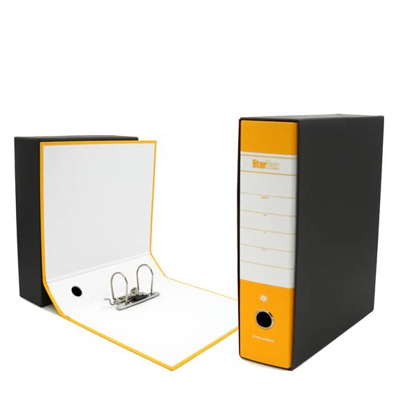 Registratore Starbox Starline - Commerciale - Dorso 8 - 23x30 cm - 0201935.GI (Giallo)-0
