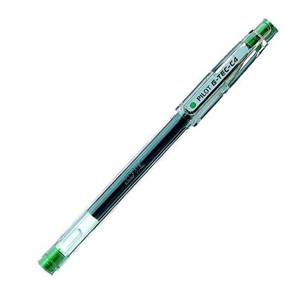 Penna Gel G-Tec-C4 Pilot - 0,4 mm - 011653 (Verde)-0