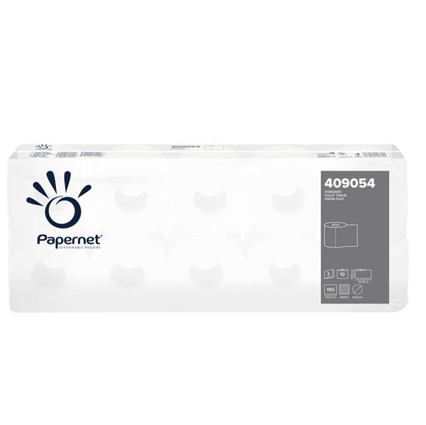 Cart. 8 conf. da 10 rotoli carta igienica pura cellulosa 20,9 m