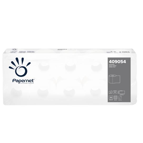 Cart. 8 conf. da 10 rotoli carta igienica pura cellulosa 20,9 m-0
