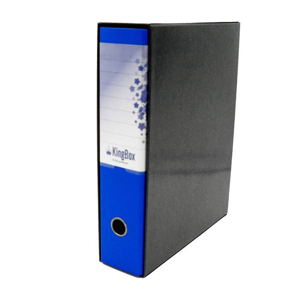 Registratore Kingbox Starline - Protocollo - Dorso 8 - 28,5x35,5 cm - RXP8BL (Blu)-0