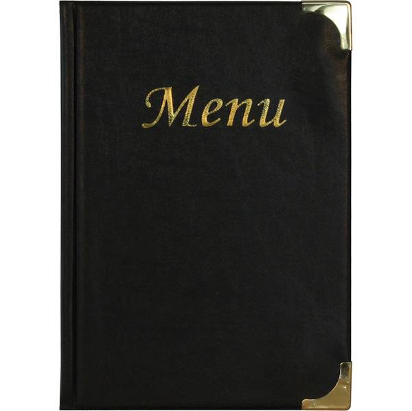 PortamenU' Basic - A5 - 23,7 x 17 cm - PVC - nero - 4+2 buste fisse incluse - Securit