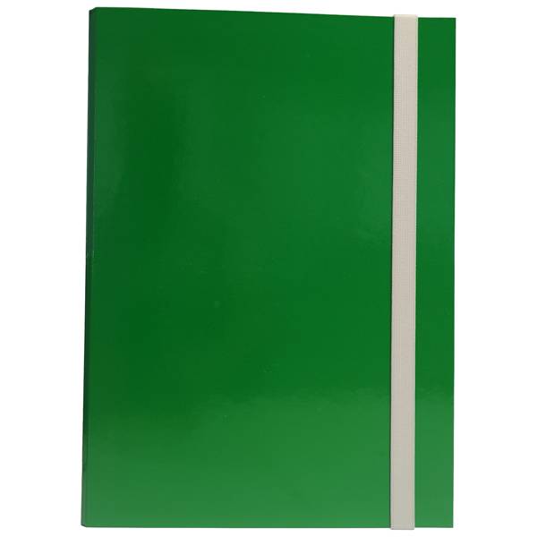 Cartella progetto - con elastico - dorso 3 cm - verde - Starline-0