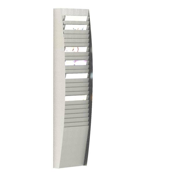 Portadepliant wall organizers - a 25 tasche A4 verticali - L27,3 x P12,9 x H112cm - Paperflow-0