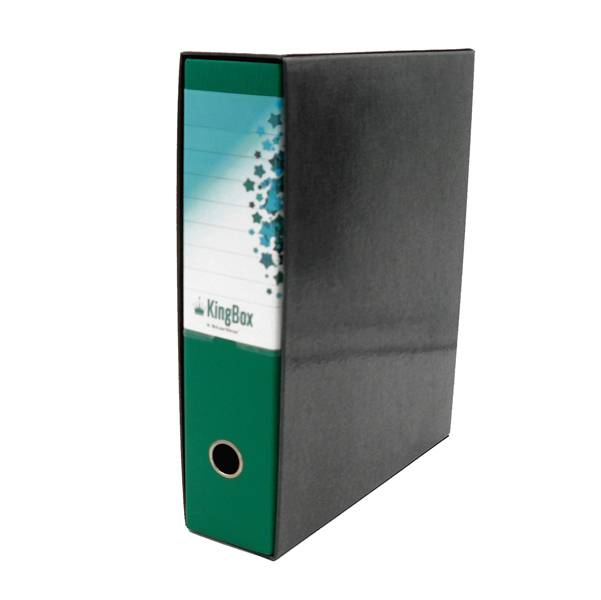 Registratore Kingbox Starline - Protocollo - Dorso 8 - 28,5x35,5 cm - RXP8VE (Verde)-0