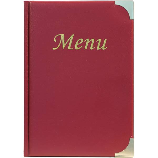 PortamenU' Basic - A5 - 23,7 x 17 cm - PVC - bordeaux - 4+2 buste fisse incluse - Securit-0