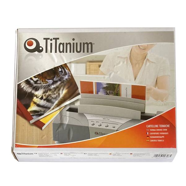 Cartelline termiche Grain - 6 mm - bianco - Titanium - scatola 50 pezzi-0