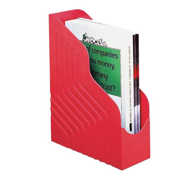 Portariviste Magazine Rack Jumbo Rexel - 10x25x32 cm - 00049111 (Rosso)-0