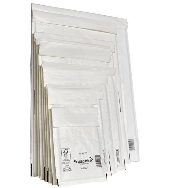 Busta imbottita Mail Lite - formato H (27x36 cm) - bianco - Sealed Air - conf. 10 pezzi-0