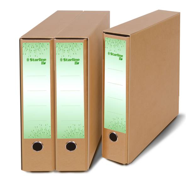 Registratore Eco Starline - Protocollo - Dorso 8 - 28,5x35,5 cm - XRE_STL6010 (Avana)-0