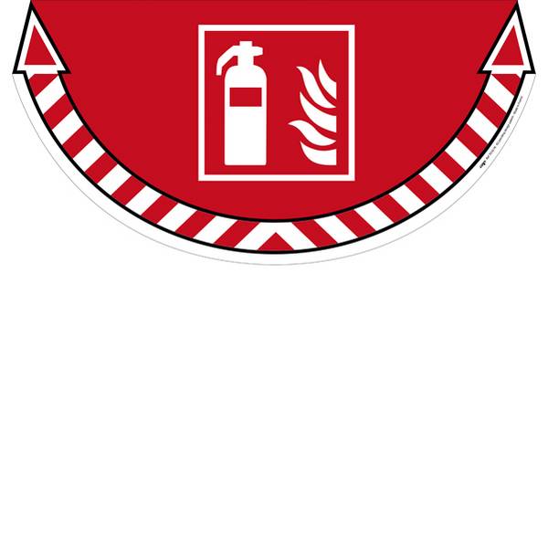 Adesivo di Segnalazione CEP - 7010/18 (Estintore Rosso)