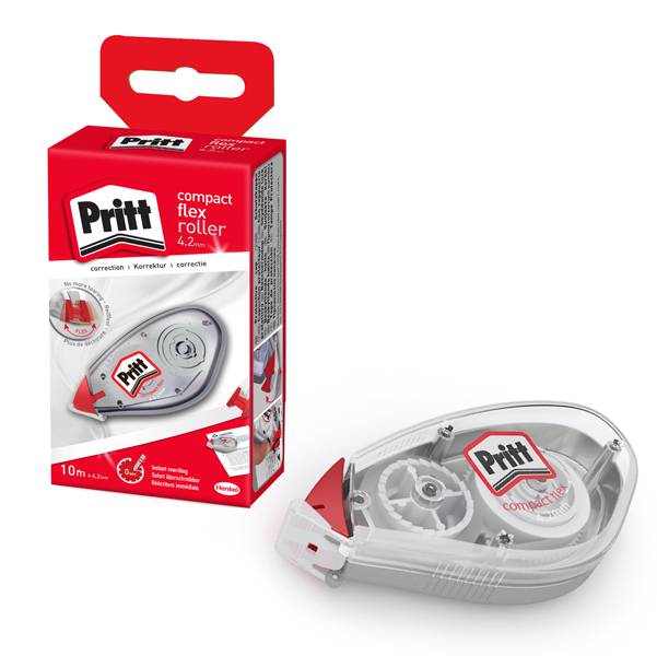 Pritt Compact Roller 4.2 mm x 8.5 m. (conf.10) nastro di correzione 8,5 m Trasparente 10 pz-0