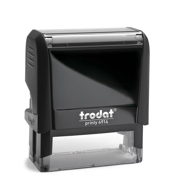 Timbro Autoinchiostrante Original Printy 4914 Trodat - 64x26 mm - 7 Righe - 47586 (Nero e Grigio)-0
