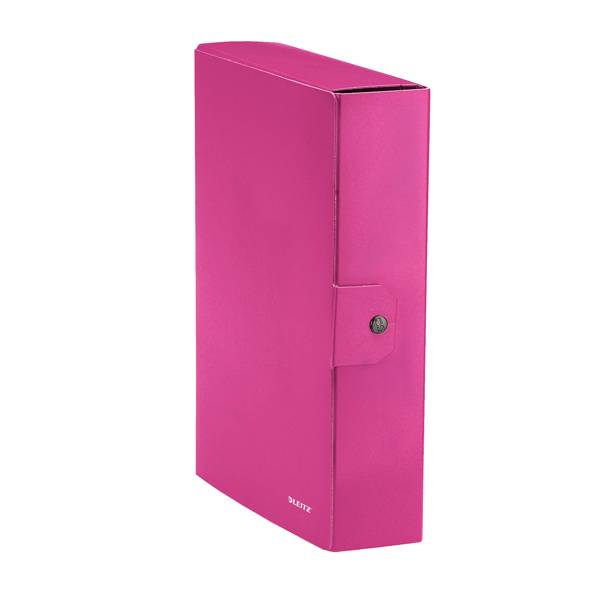 Scatola progetto WOW - dorso 8 cm - fucsia metallizzato - Leitz-0