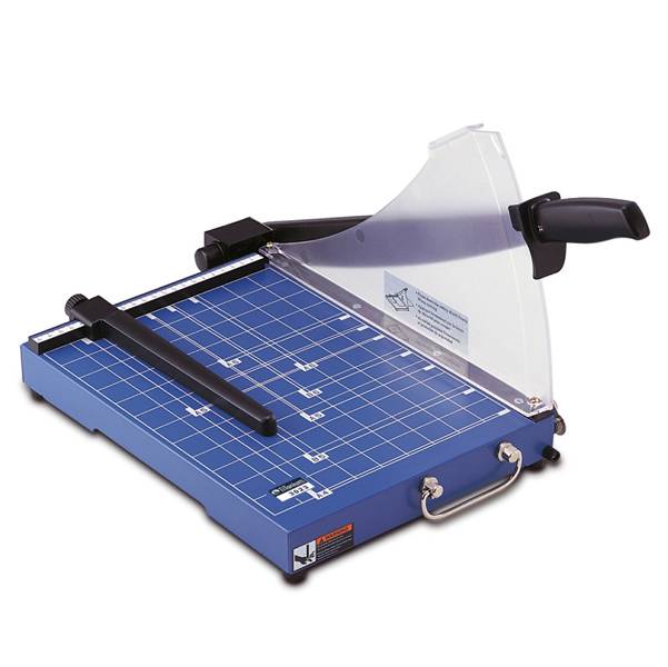 Taglierina a leva 3023 - A4 - 385x405x410 mm - 310 mm (A4) - capacitA' taglio 20 fg - con blocca lama - blu - Titanium-0