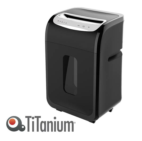 Distruggidocumenti a Microframmenti 2502XCD Titanium - 4x38 mm - OS2502Ci (Nero)-0