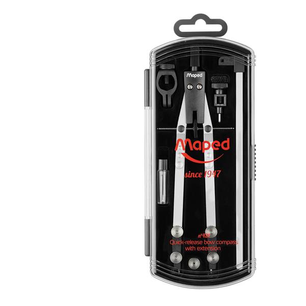 Maped 178102 compasso Nero, Metallico 5 pz-0