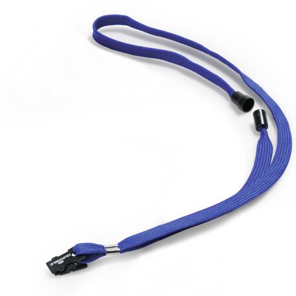Cordoncino in Tessuto per Portabadge Durable - 44 cm - 8119-07 (Blu Conf. 10)-0