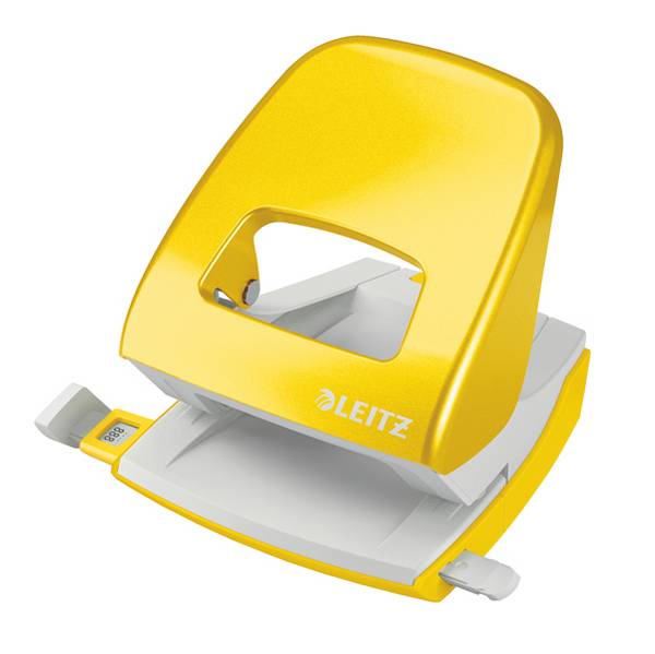 Perforatore Leitz 5008 Wow giallo metallizzato