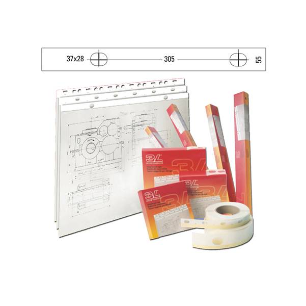 Banda Appendidisegni in PVC 3L - 55 mm x 50 m - S885504 (Bianco Opaco)-0