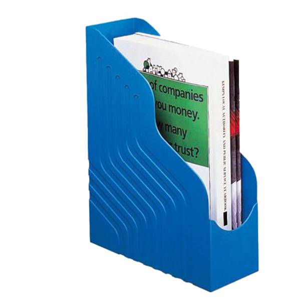 Portariviste Magazine Rack Jumbo Rexel - 10x25x32 cm - 00049104 (Blu)-0