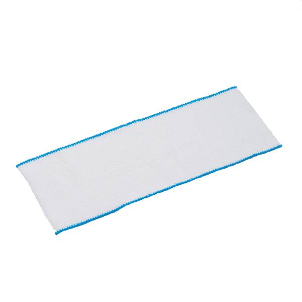 Panno Mop Swispo - bianco con bordo blu - 44 x 14 cm - Vileda - conf. 50 pezzi-0