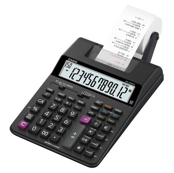 Casio HR-150RCE calcolatrice Desktop Calcolatrice con stampa Nero