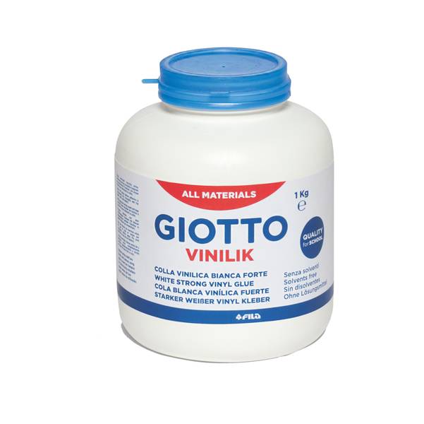 GIOTTO VINILIK BARATTOLO COLLA VINILICA CONFEZIONE 1 KG.-0