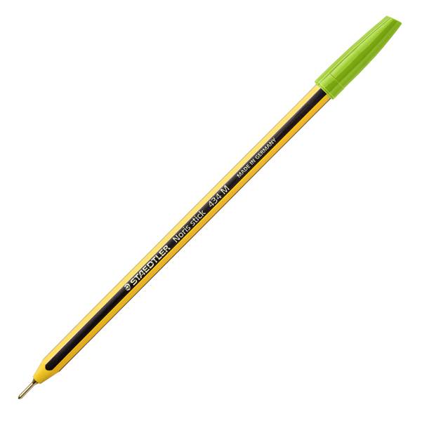 Penna a Sfera Noris Stick Staedtler - 1 mm - 434 51 (Verde Chiaro Conf. 10)-0