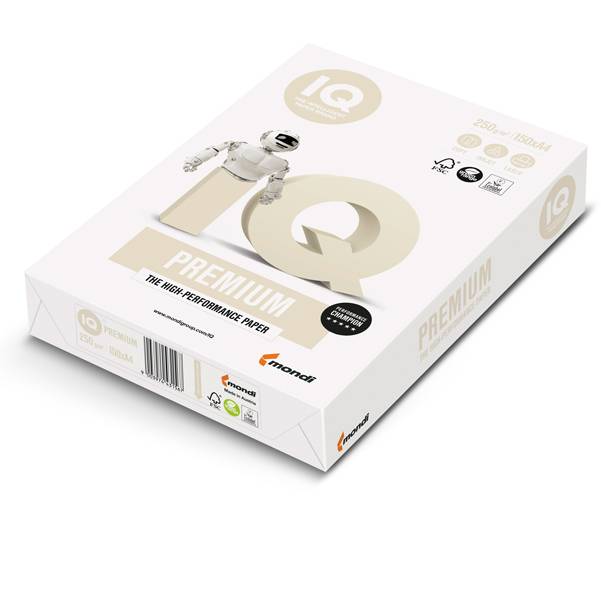 CARTA BIANCA IQ PREMIUM A4 210x297mm 250gr 150fg MONDI-0