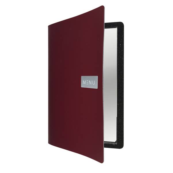 PortamenU' Royal - A4 - 24x33 cm - bordeaux - 1 inserto doppio incluso - Securit-0