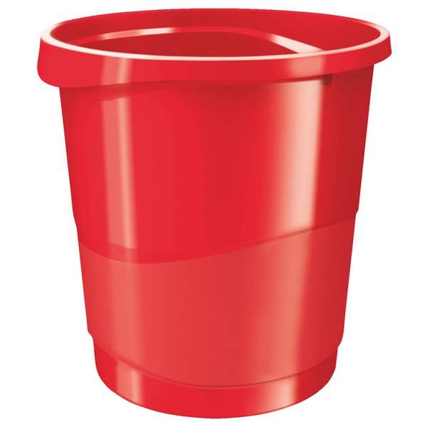 Cestino Gettacarte Europost Esselte - 14 Litri - 28,5x32,2 cm - 623947 (Rosso)