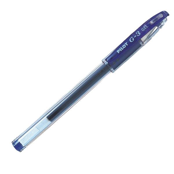 Penna a Sfera Gel G-3 Pilot - 0,7 mm - 001491 (Blu)-0