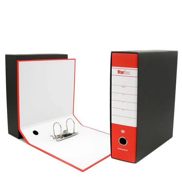 Registratore Starbox Starline - Commerciale - Dorso 8 - 23x30 cm - 0201935.RO (Rosso)-0