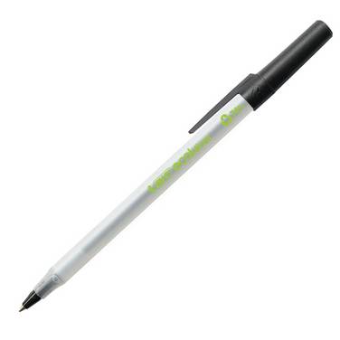 Penna a Sfera Ecolution Round Stic Bic - 1 mm - 893239 (Nero Conf. 60)