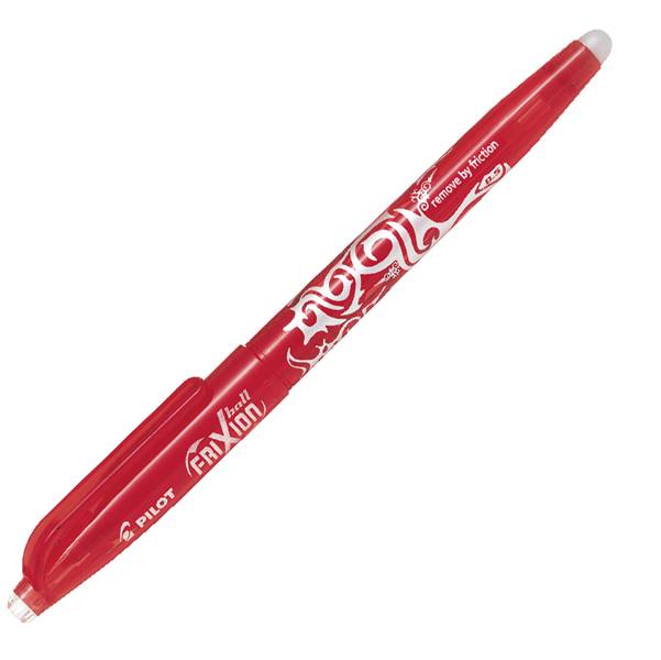Penna a Sfera Cancellabile Frixion Ball Pilot - 0,5 mm - 006840 (Rosso)-0