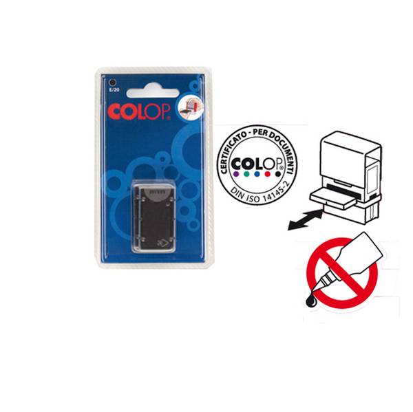 Tampone di Ricambio per Timbro S160/L Colop - E/10/2 (Blu e Rosso Conf. 5)