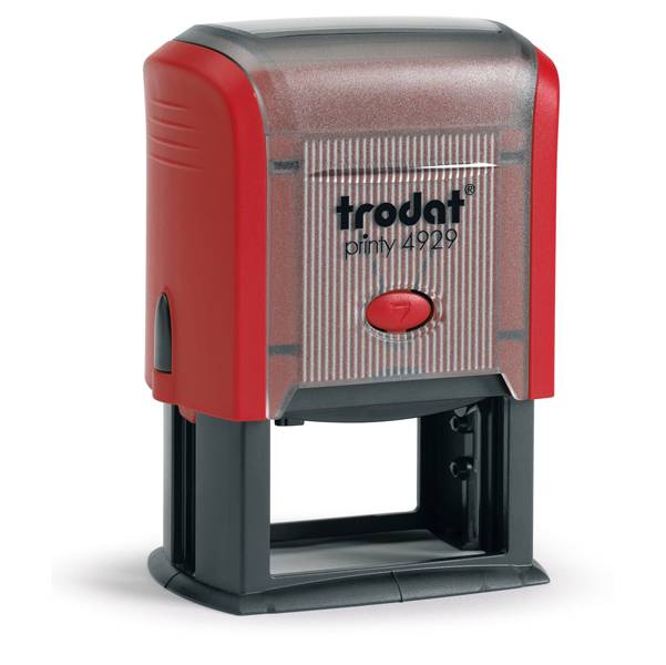 Timbro Autoinchiostrante Original Printy 4929 Trodat - 50x30 mm - 7 Righe - 3670 (Rosso e Nero)-0