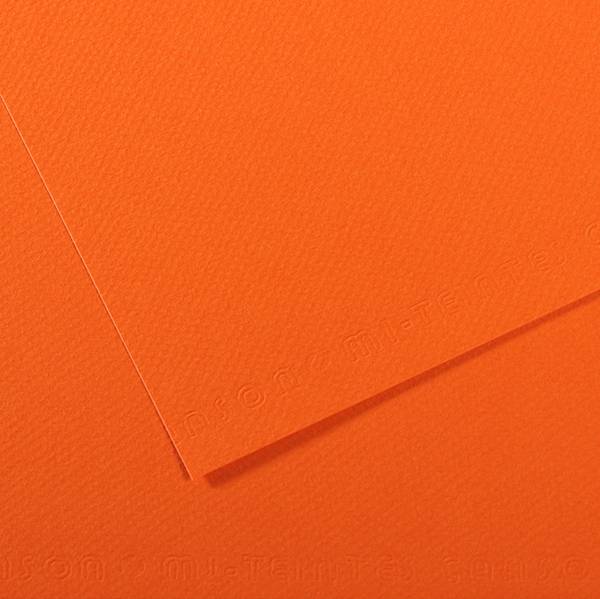 Foglio MI-TEINTES A4 cm 160 gr. 453 arancione (Conf.25)
