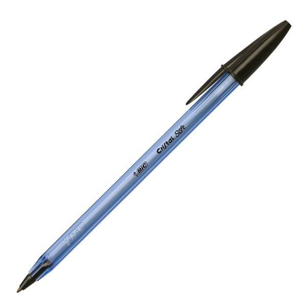 BIC Cristal Soft Nero Penna a sfera Medio 50 pz-0