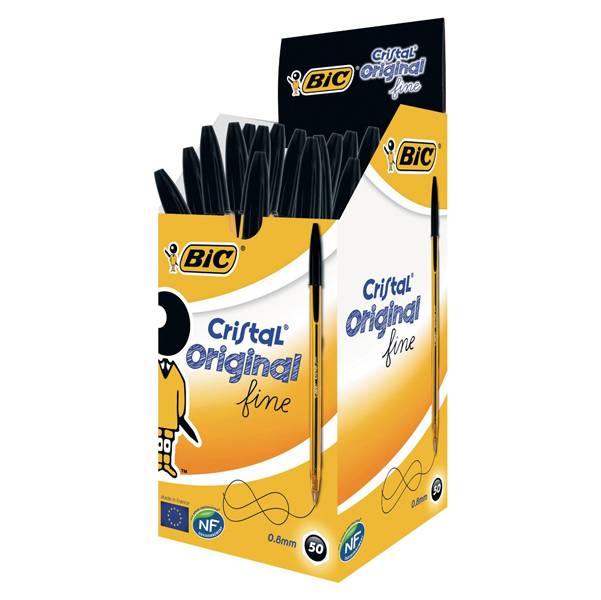 Bic Crystal Crystal Originale Fine Boligraph - Round Punt-0