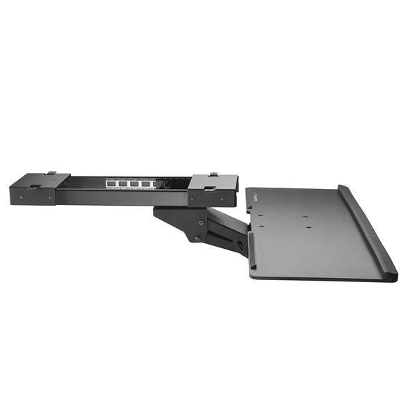 StarTech.com Under-Desk Keyboard Tray - Adjustable - Tastatureinschub - unter Tisch montierbar - Schwarz-1