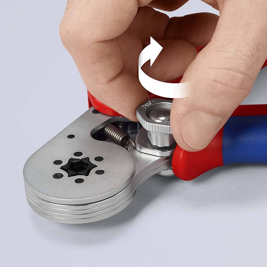 KNIPEX 97 55 14 SB Aderendhülsen-Presszange, selbsteinstell (97 55 14 SB)-4