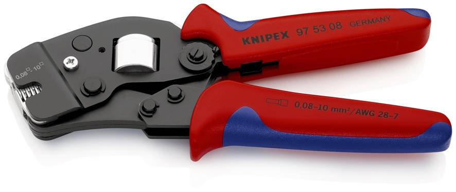 Knipex 97 53 08 - Chrom-Vanadium-Stahl - Kunststoff - Blau/Rot - 19 cm - 477 g (97 53 08 SB)-0