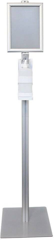 Colonna di disinfezione con dispenser a leva con braccio in alluminio-0